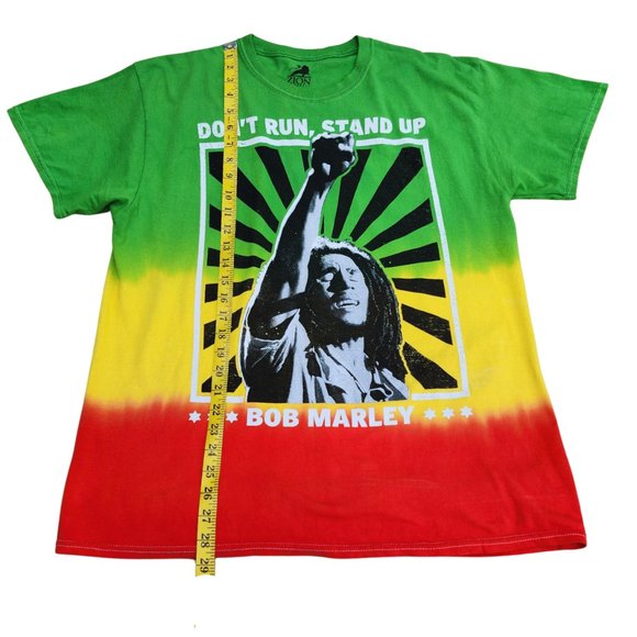 Bob Marley Stand Up Reggae rock Tie Dye Official T-Shirt , Size Large - Picture 4 of 7
